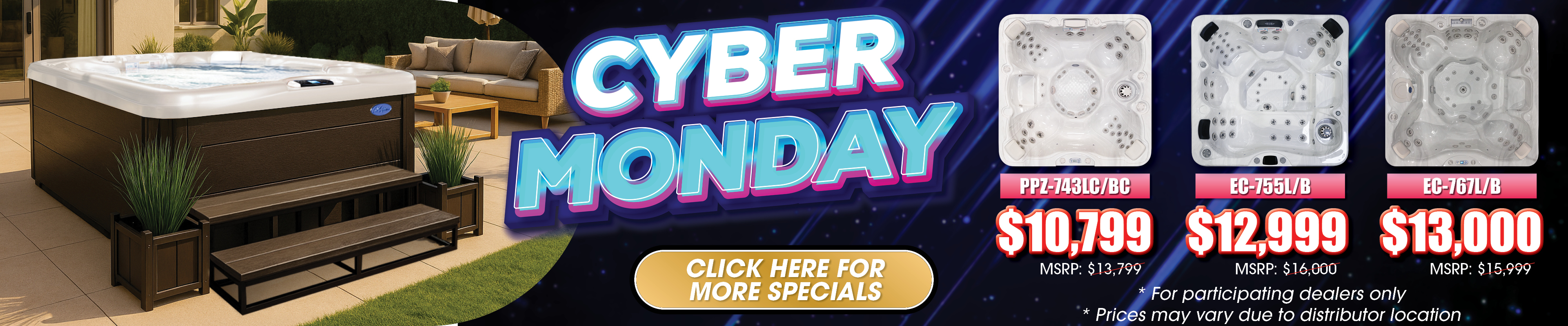 Calspas hot tub being used in a family setting - Deerfield Beach